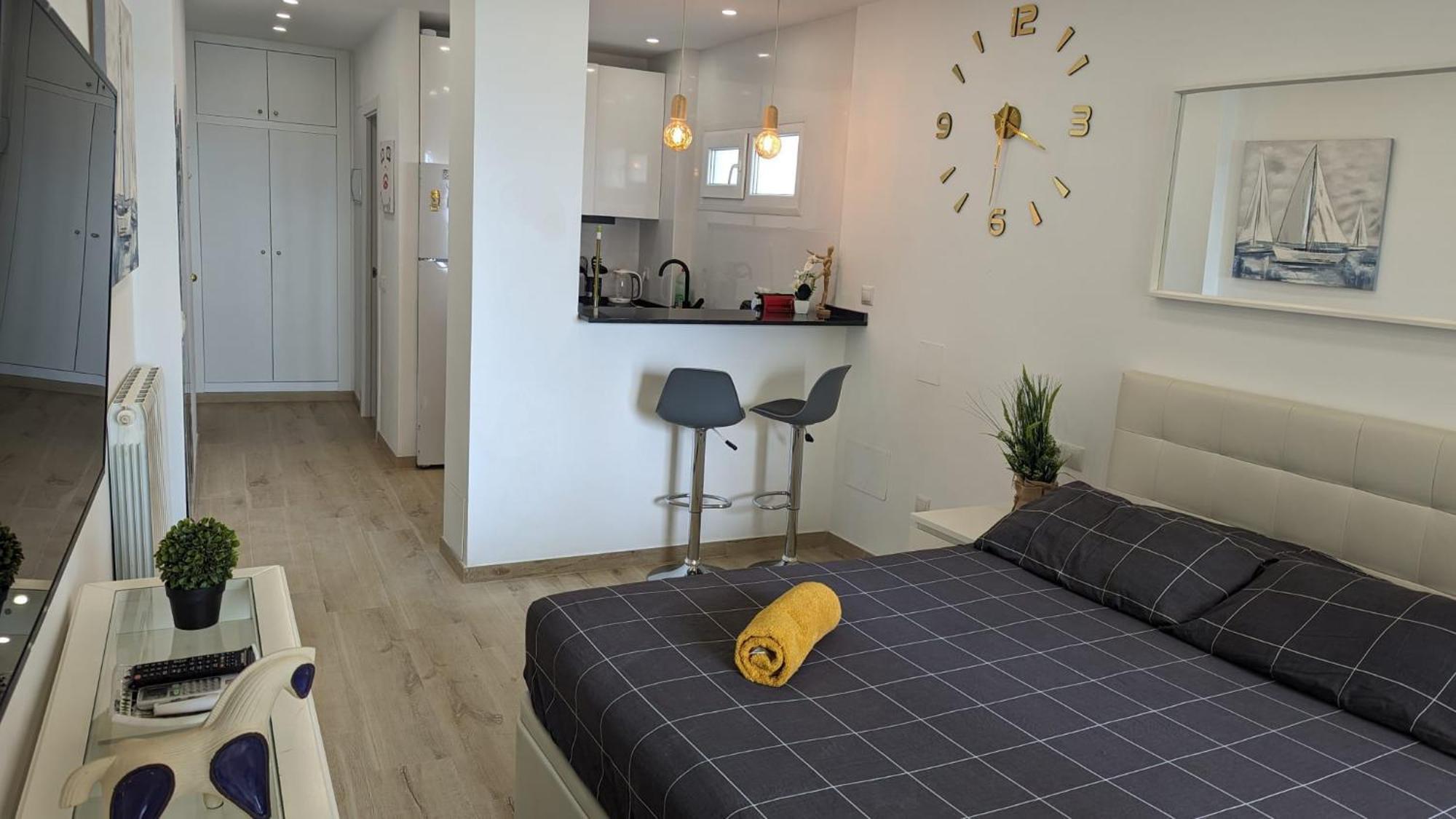 Comfortable Studio In Marbella With Sea Views Bagian luar foto